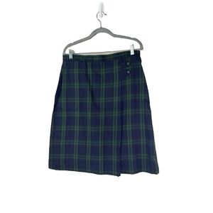 Lands End Size 6 Tartan Plaid Skirt School Uniform Academia Heritage Preppy Kilt